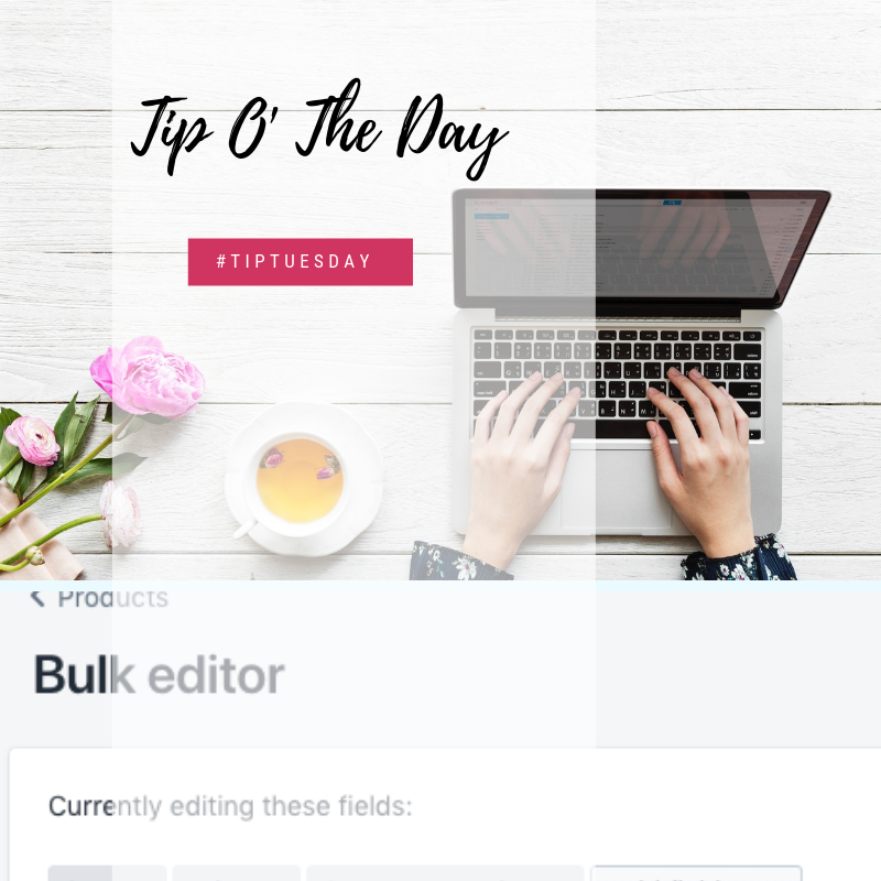 Tip O' The Day To You | Tip #001 Bulk Editor